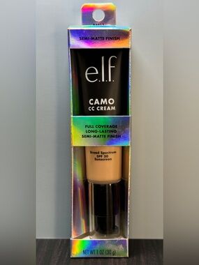 e.l.f. Camo CC Cream Foundation (Light 210 N - exp: 07/2027) NIB 30 g / 1 oz